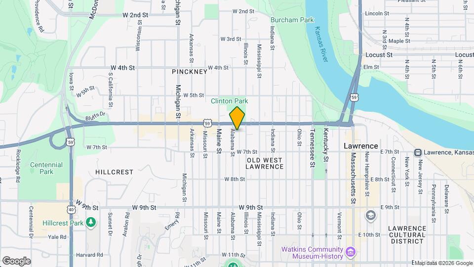 614 Alabama St Map and Location Details
