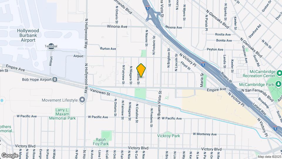 2226 N Catalina St, Unit B Map and Location Details