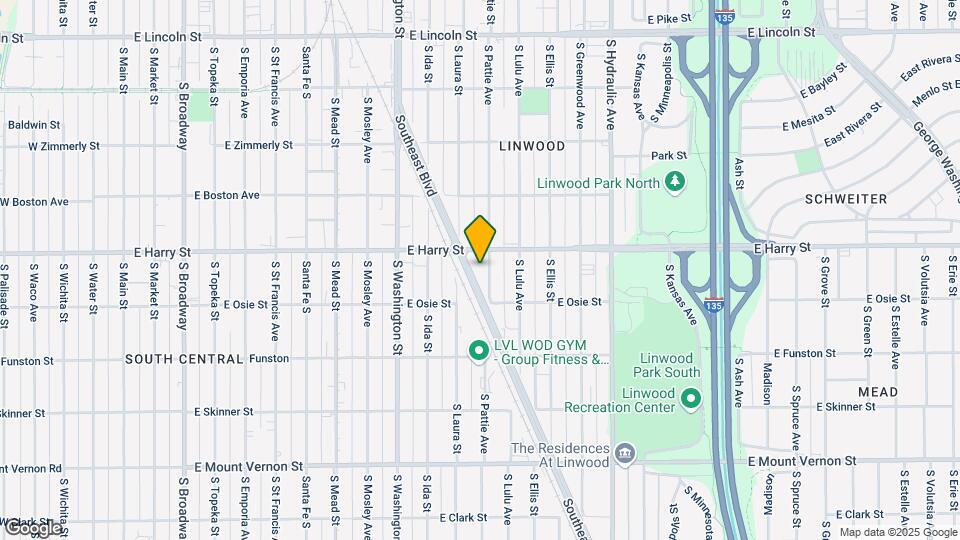 1623 S Pattie St Map and Location Details