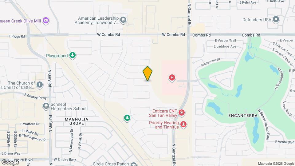 296 W Powell Dr Mapa y Detalles de la Ubicación