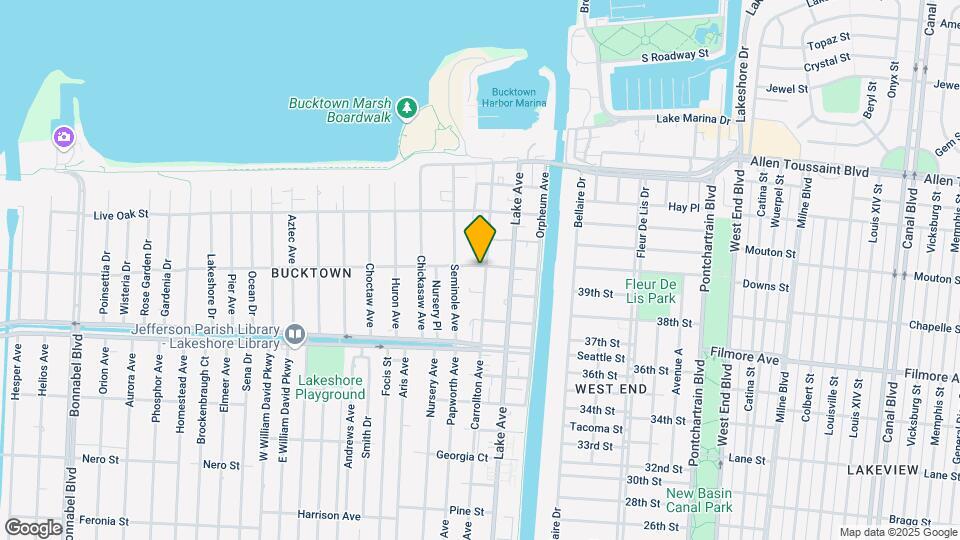 1568 Carrollton Ave Mapa y Detalles de la Ubicación