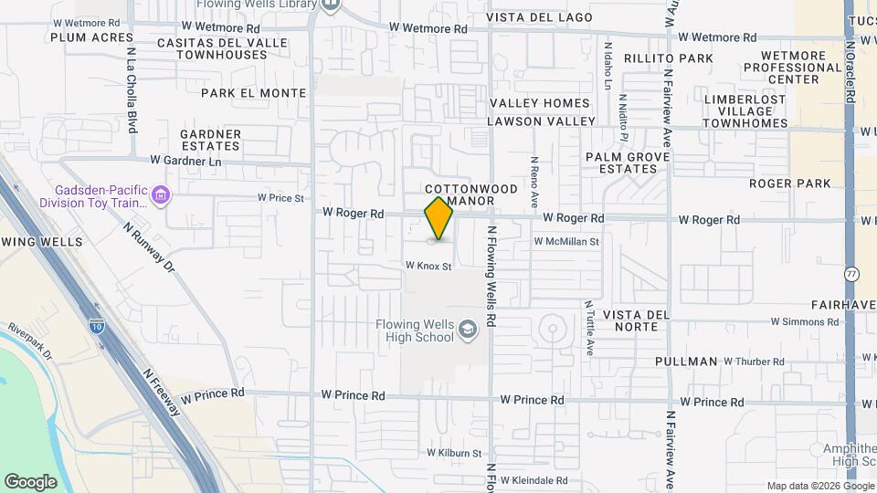 3934 N Pomona Rd Map and Location Details