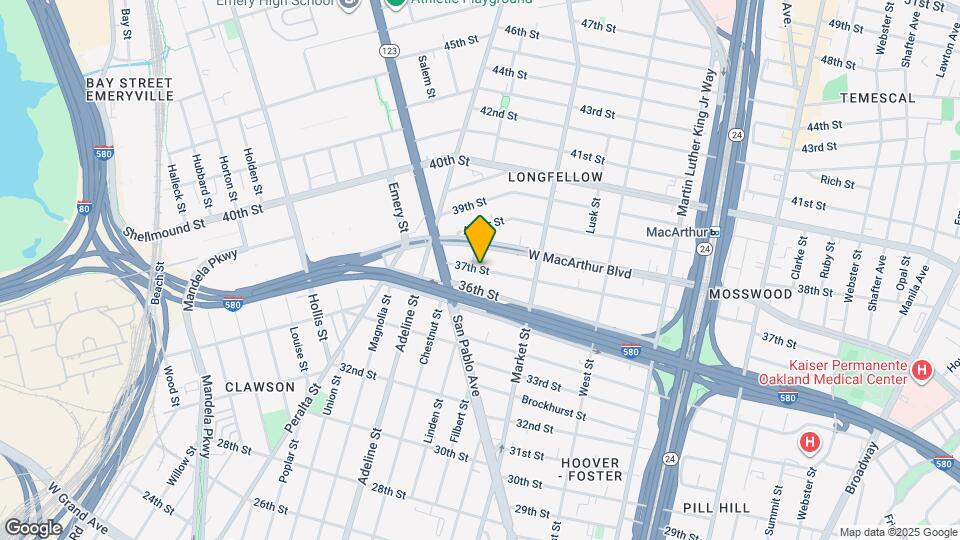 979 37th St Map and Location Details