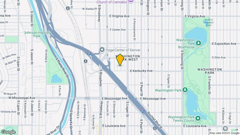 871 S Grant St Map and Location Details