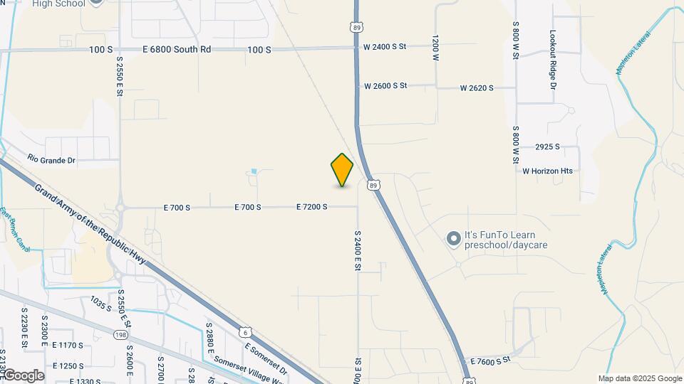2345 E 7200 S, Unit Basement Apartment—3 Beds Map and Location Details