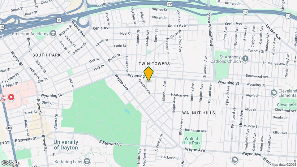 1020 Walnut Hill Pl Map and Location Details