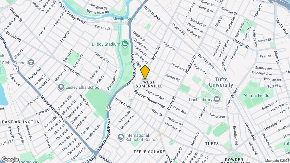 105 Conwell Ave, Unit 105 Map and Location Details