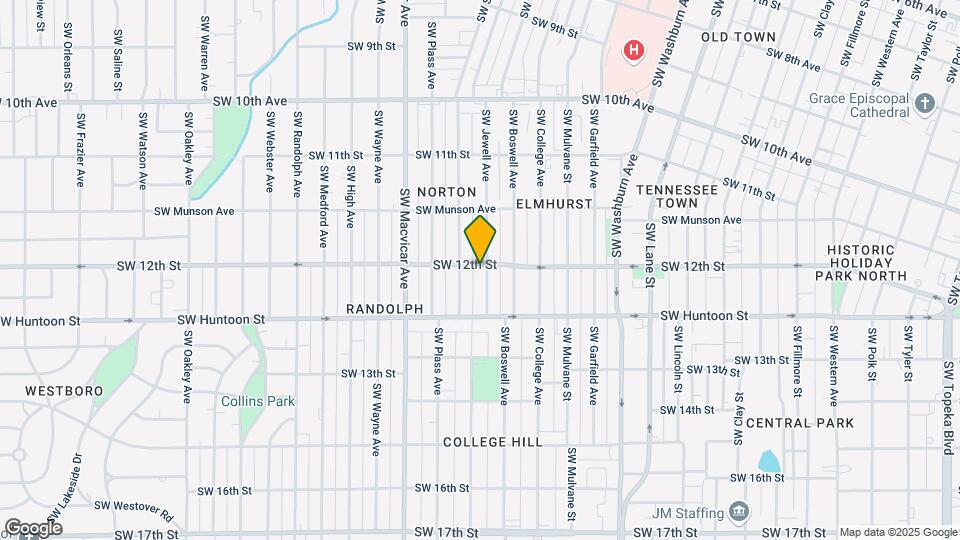 1201 SW Jewell Ave Map and Location Details