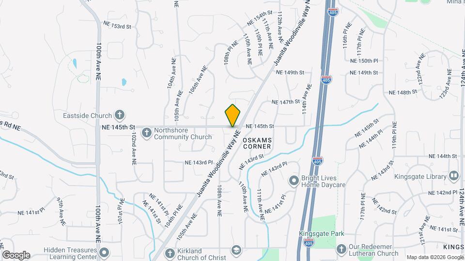 10824 NE 144th Ct Map and Location Details