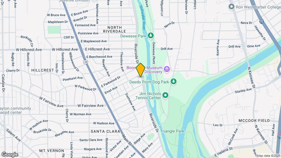 2323 Riverside Dr Map and Location Details