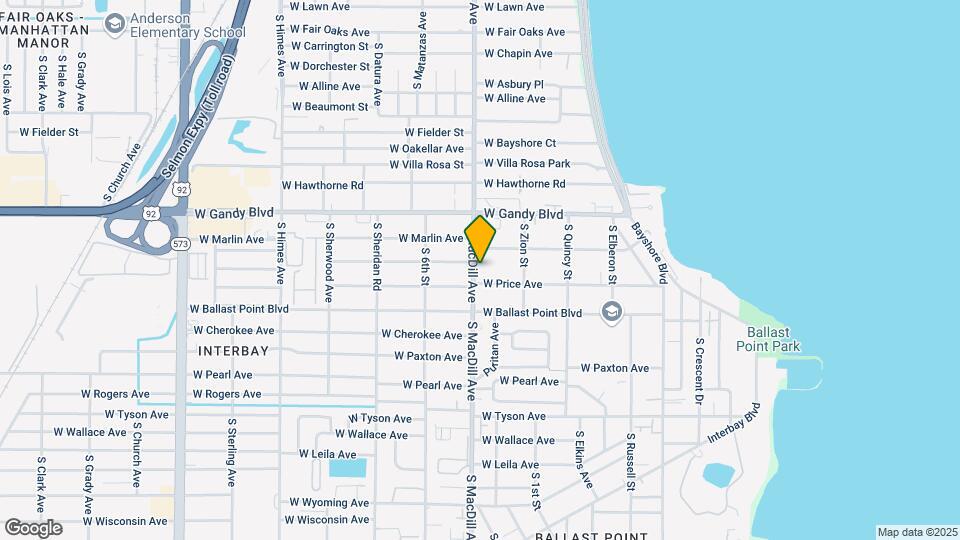 5008 S MacDill Ave Map and Location Details