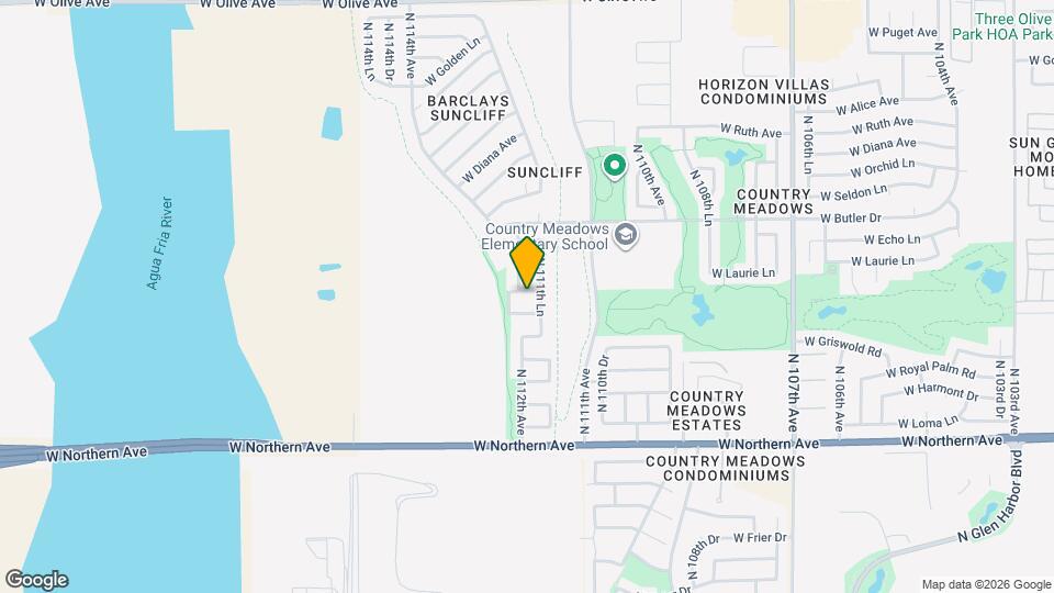 11185 W El Caminito Dr Map and Location Details