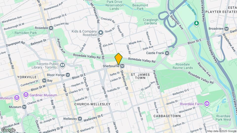 409-421 Bloor St E Map and Location Details