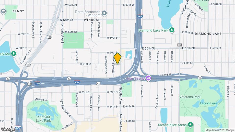 Nicollet Manor Map and Location Details