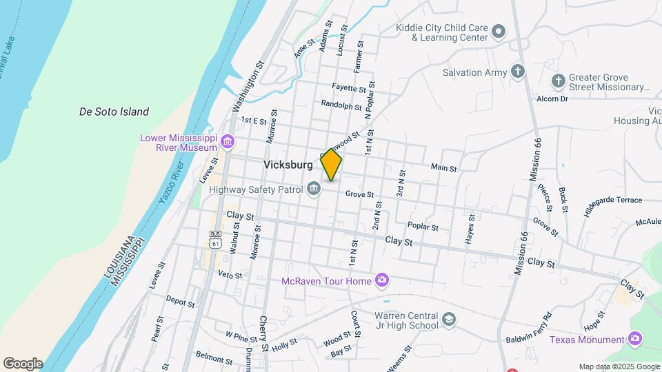 1221 Grove St, Unit Apartment C Map and Location Details