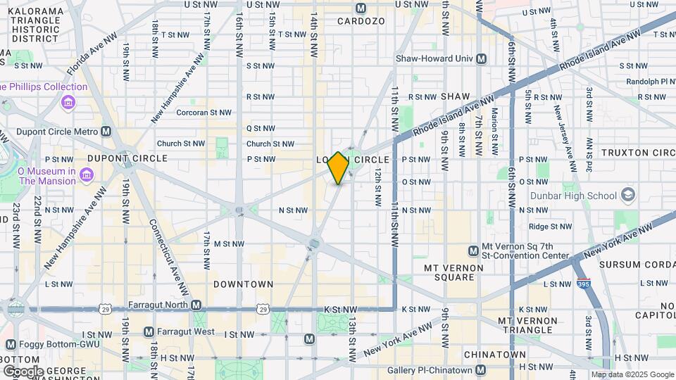 1326 Vermont Ave NW Map and Location Details