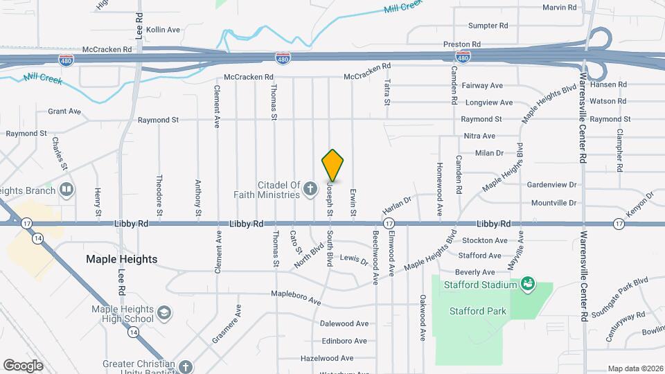 5221 Joseph St Map and Location Details