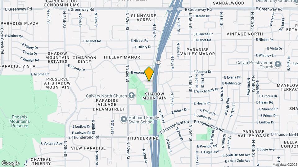 3330 E Gelding Dr Map and Location Details