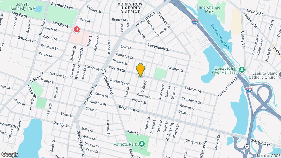 456 Coggeshall St Mapa y Detalles de la Ubicación