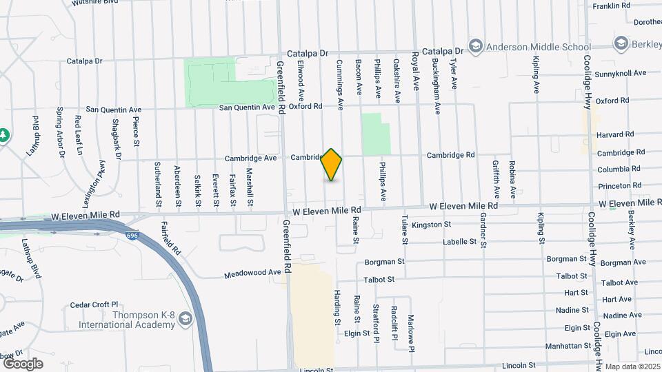 1828 Thomas Ave Map and Location Details