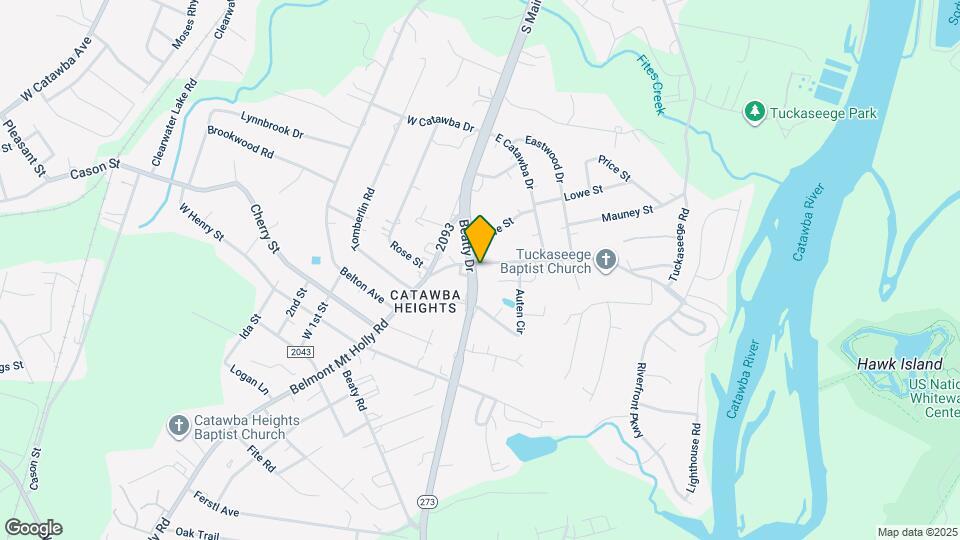 629 Tuckaseege Rd Map and Location Details