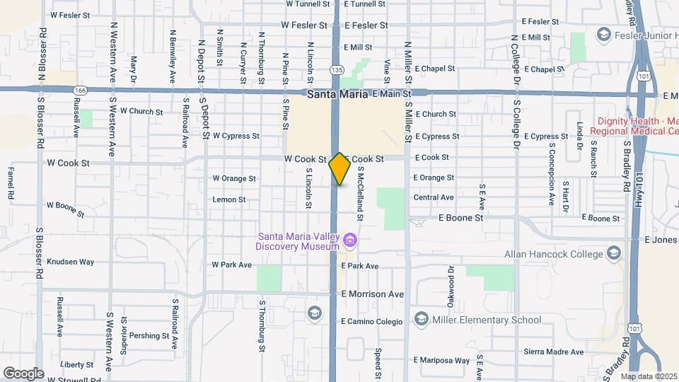 504 S Broadway Map and Location Details