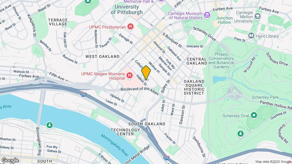 327 Halket St-Unit -Apt 2 Map and Location Details