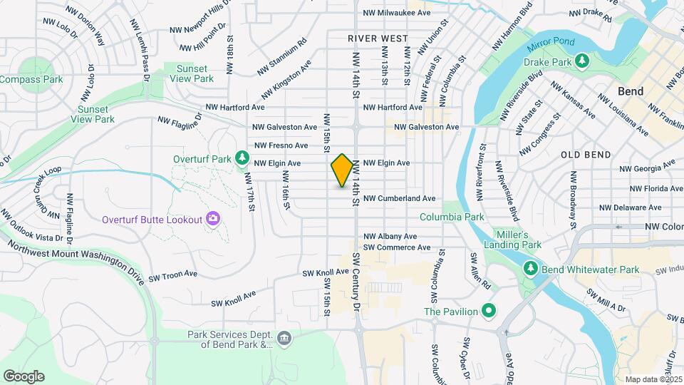 1438 NW Cumberland Ave-Unit -House Map and Location Details
