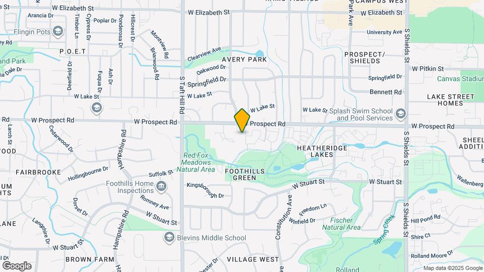 1615 Underhill Dr Map and Location Details