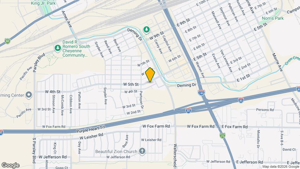 517 W 5th St Map and Location Details