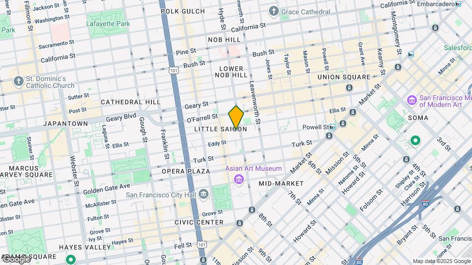 337 Hyde St Mapa y Detalles de la Ubicación
