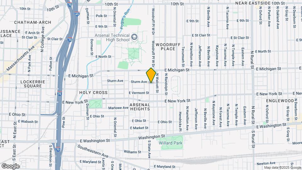 433 N State Ave Map and Location Details