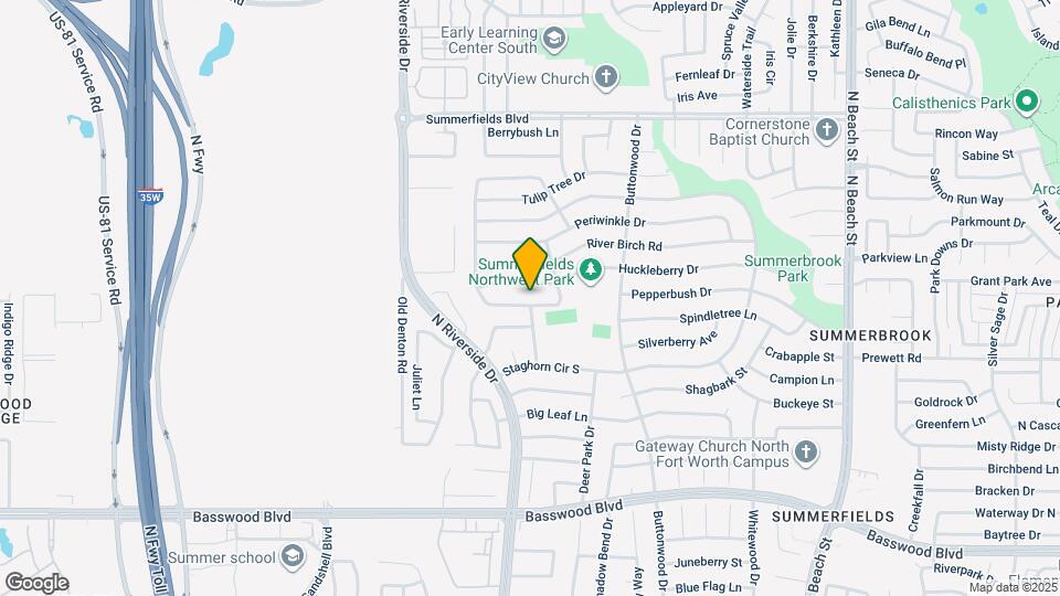 3801 Waxwing Cir S Map and Location Details