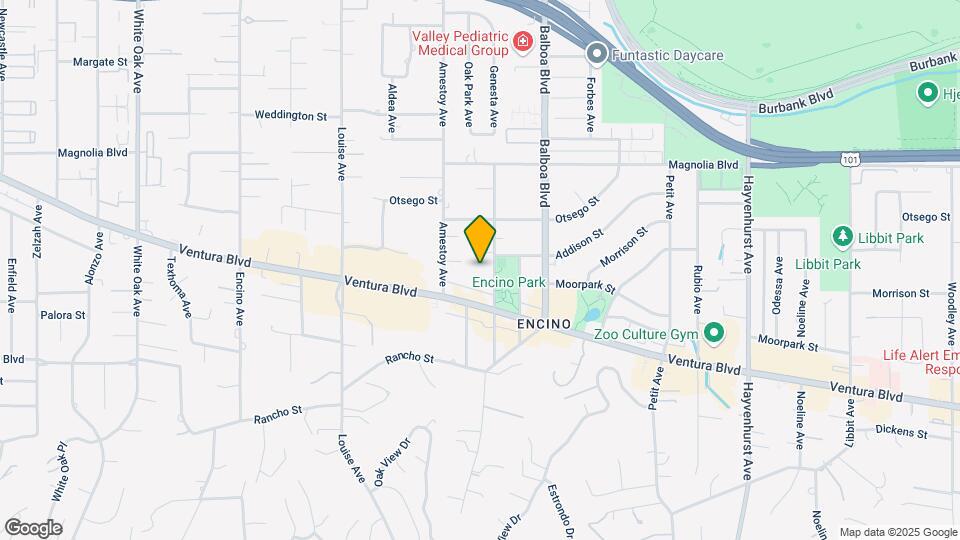 4949 Genesta Ave Map and Location Details