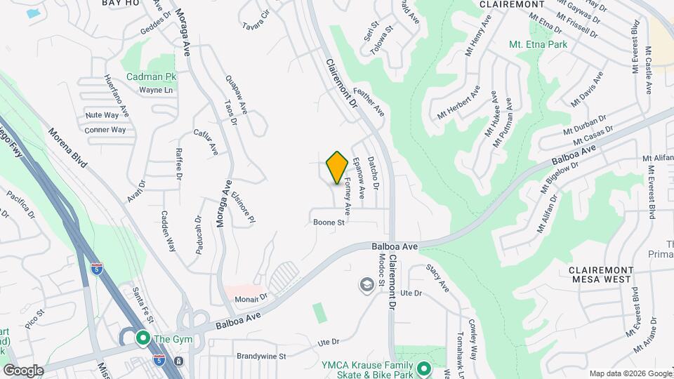 4023 Gros Ventre Ave Map and Location Details