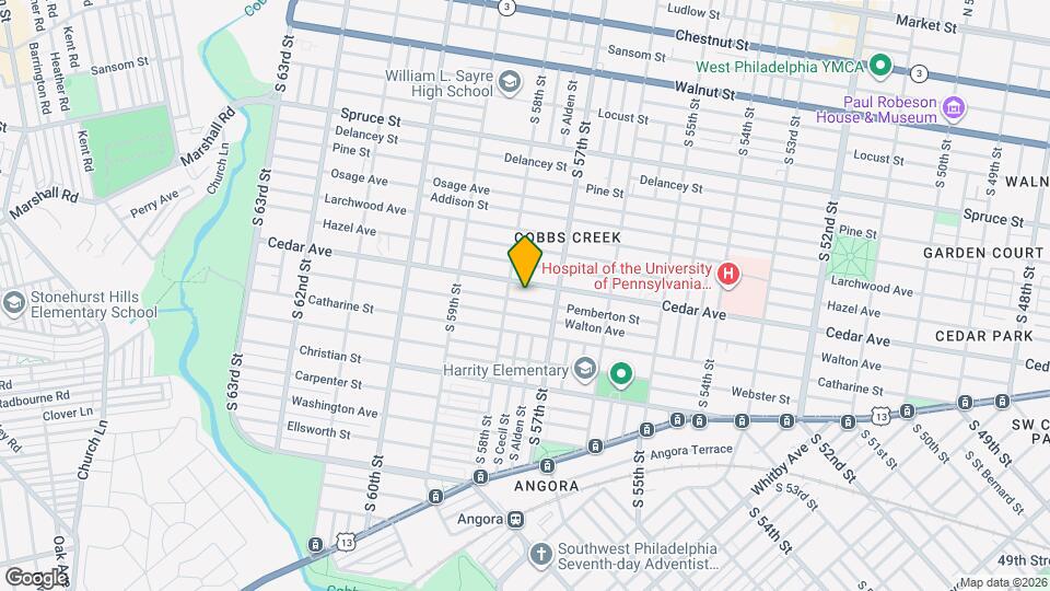 5743 Pemberton St Map and Location Details