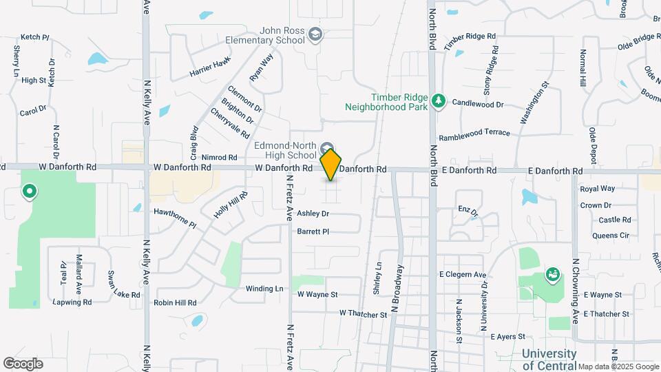 1201 Sequoyah St, Unit B Map and Location Details
