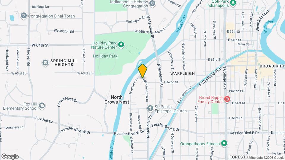 6206 Meridian St W Dr Map and Location Details