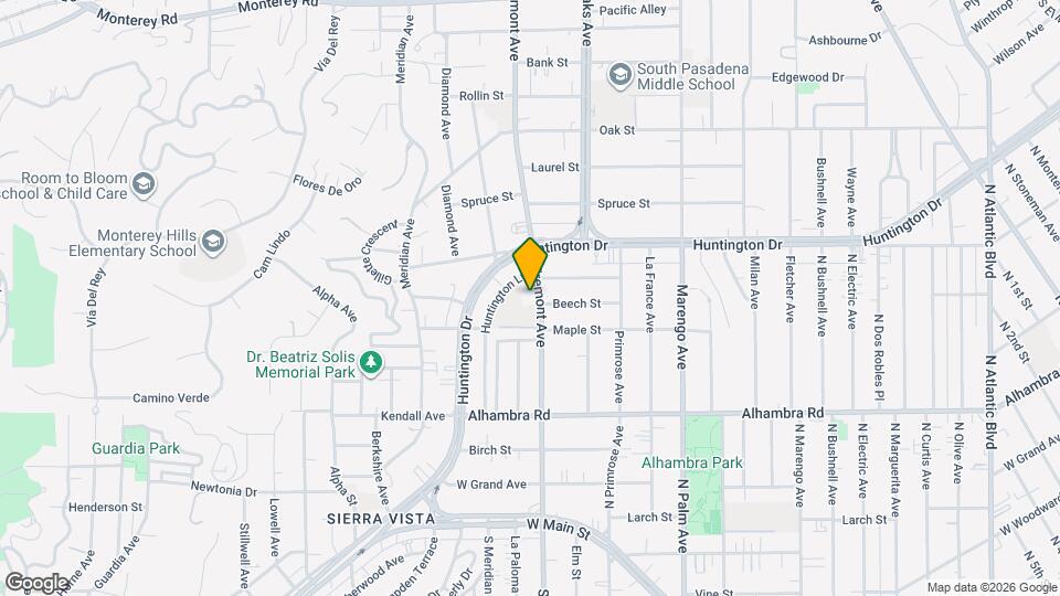 1935 Fremont Ave, Unit B Map and Location Details