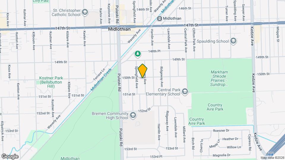 15006 Avers Ave Map and Location Details