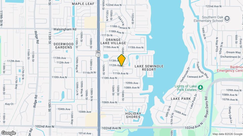 11172 104th St Map and Location Details