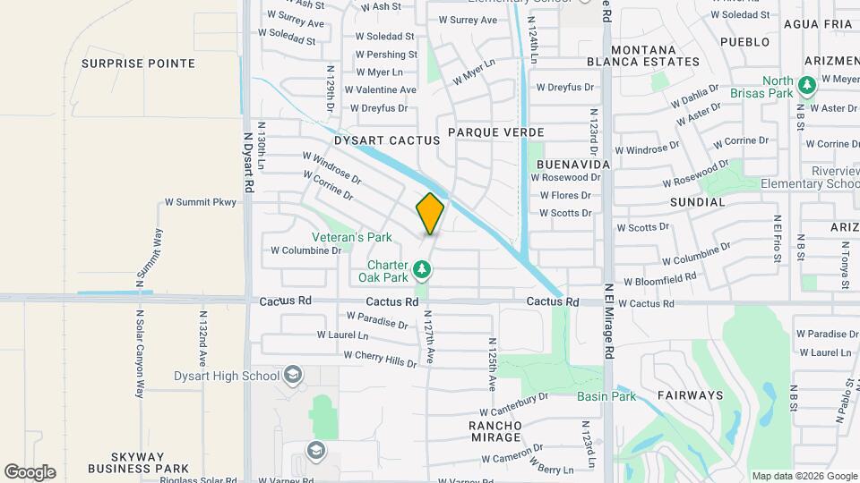 12417 N 127th Dr, Unit 03-021 Map and Location Details