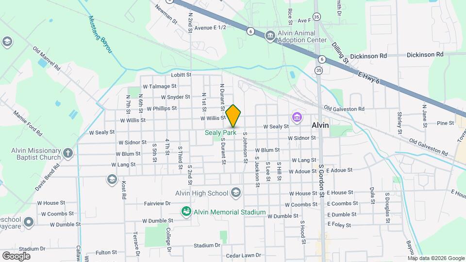 104 S Beauregard St Map and Location Details