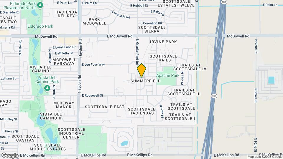 1132 N 84th Pl Map and Location Details