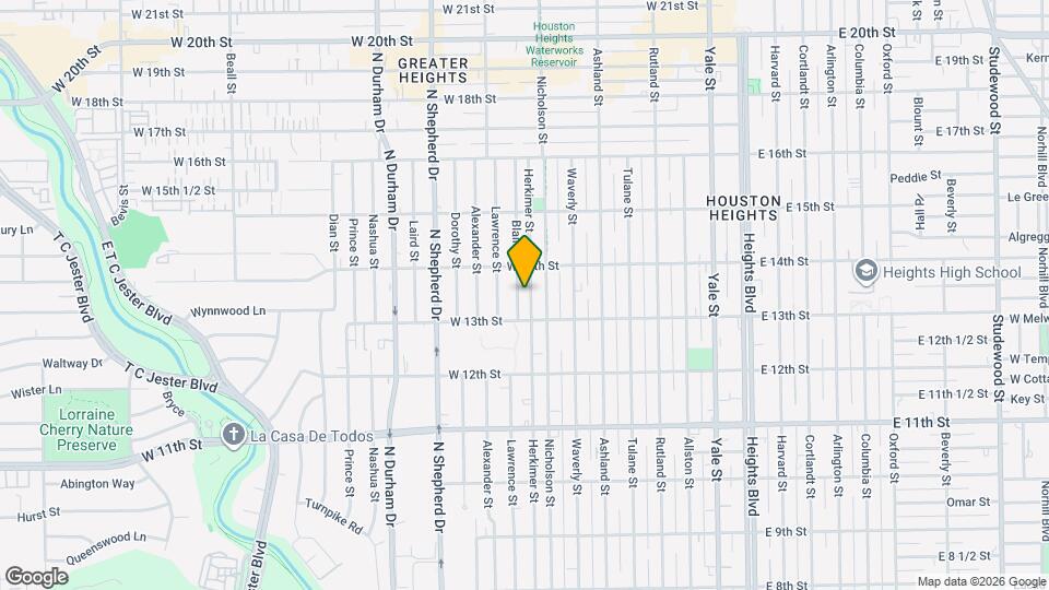 1325 Herkimer St Map and Location Details