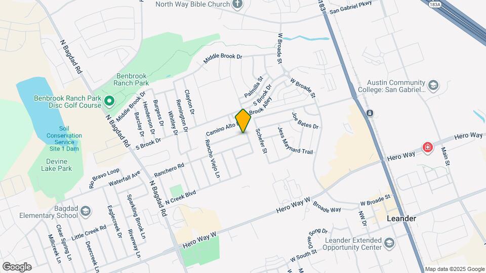 602 Los Robles Rd Map and Location Details