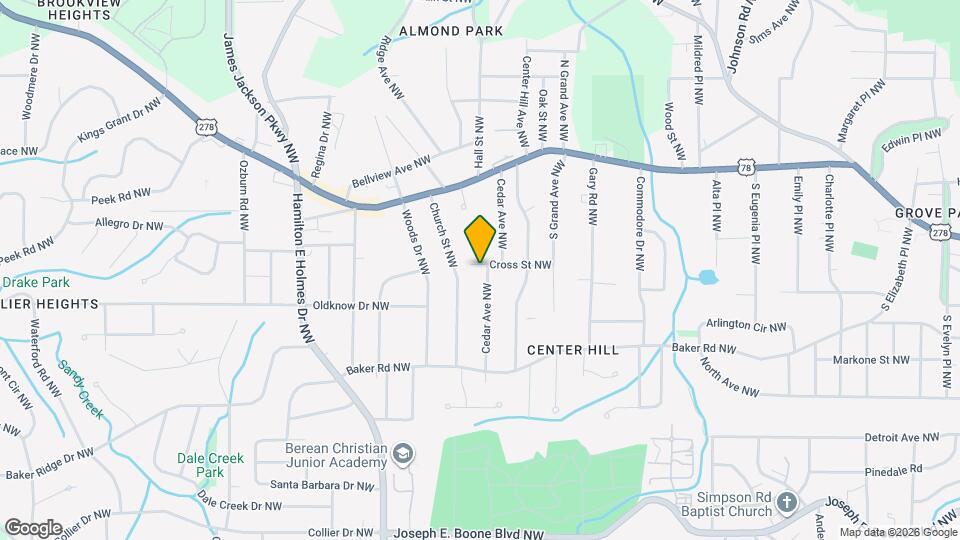 656 Cedar Ave NW Map and Location Details