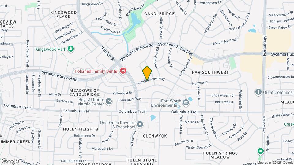 4217 Longmeadow Way Map and Location Details