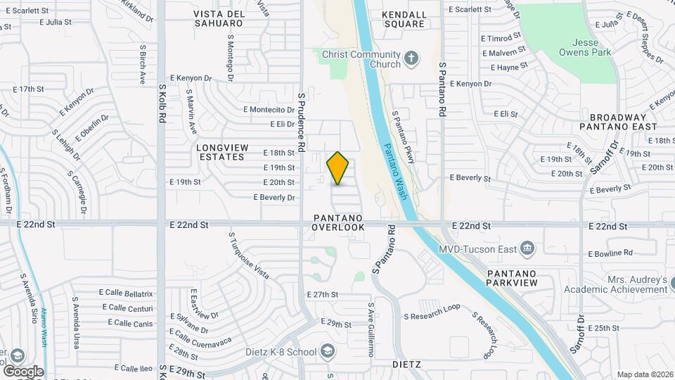 7606 E Ocotillo Overlook Dr Map and Location Details