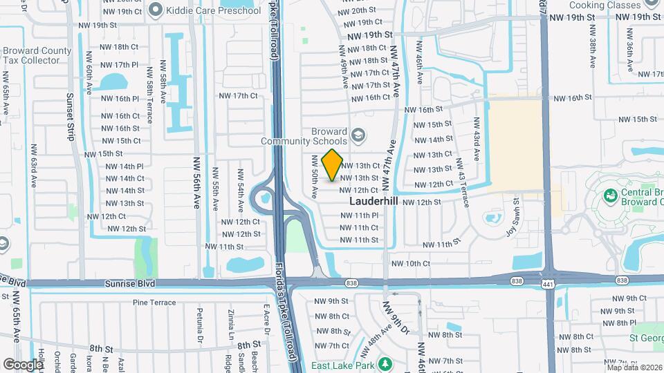 4941 NW 12th Ct Map and Location Details